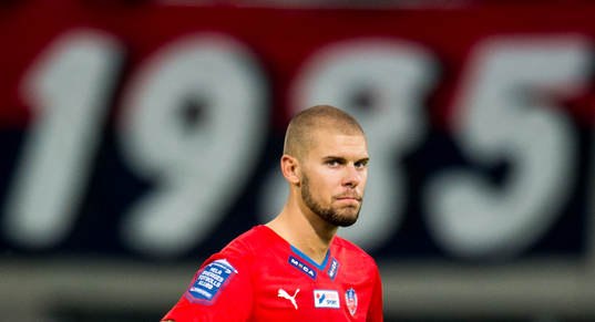 Helsingborgs Robin Simovic deppar