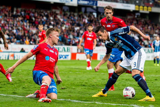 Djurgårdens Haris Radetinac mot Helsingborgs Andreas