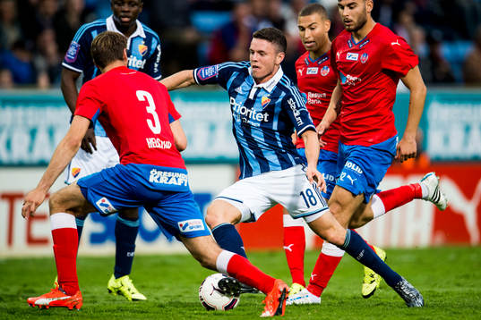 Helsingborgs Jordan Larsson mot Helsingborgs Frederik