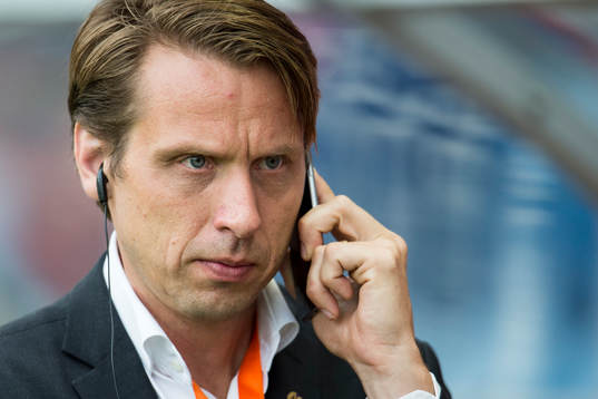 Helsingborgs Frederik Ericsson, arrangemangsansvarig pratar