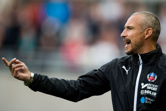 Helsingborgs manager Henrik Larsson