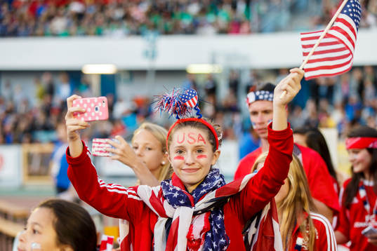 En flicka från USA