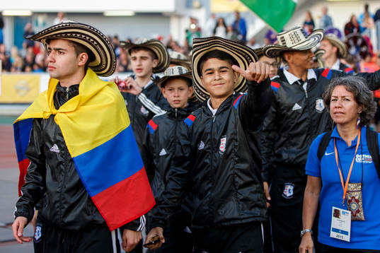 Ungdomar från Colombia