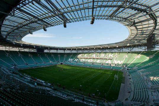 Vy över Wroclaw Stadion