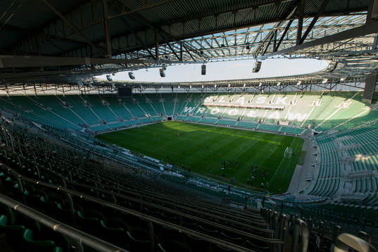 Vy över Wroclaw Stadion
