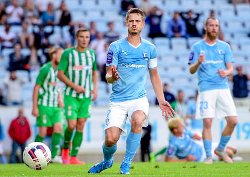 Malmö FFs Markus Rosenberg deppar