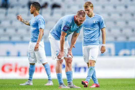 Malmö FFs Victor Yoshimar Yotun Flores, Jo Inge Berget och