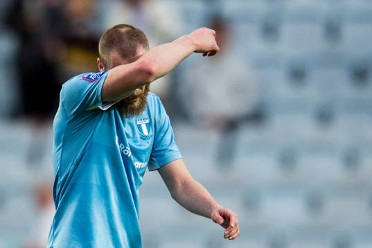 Malmö FFs Jo Inge Berget deppar