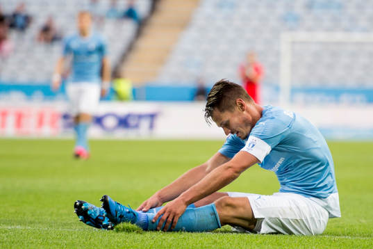 Malmö FFs Markus Rosenberg deppar
