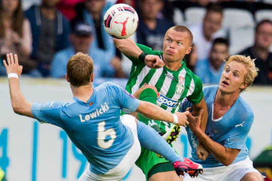 Malmö FFs Oscar Lewicki och Franz Brorsson