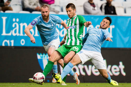 Malmö FFs Jo Inge Berget och Erdal Rakip