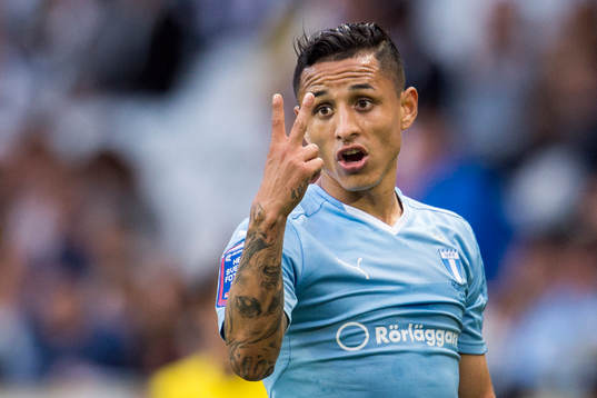 Malmö FFs Victor Yoshimar Yotun Flores
