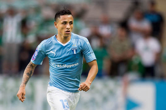 Malmö FFs Victor Yoshimar Yotun Flores