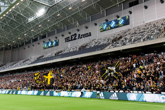 s supportrar på Tele2 Arena
