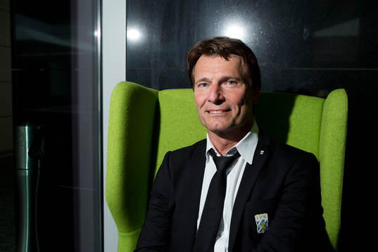 IFK Göteborgs klubbdirektör Martin Kurzwelly innan