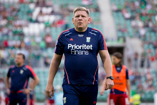 IFK Göteborgs assisterande tränare Alf Westerberg innan
