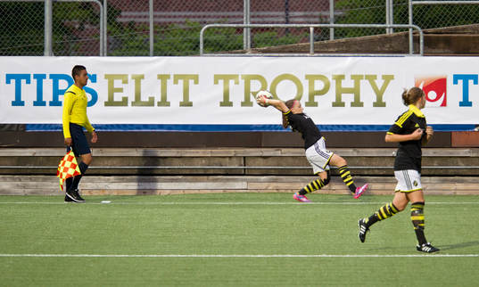 Semifinal AIK - Eskilstuna på Valhalla IP i Göteborg