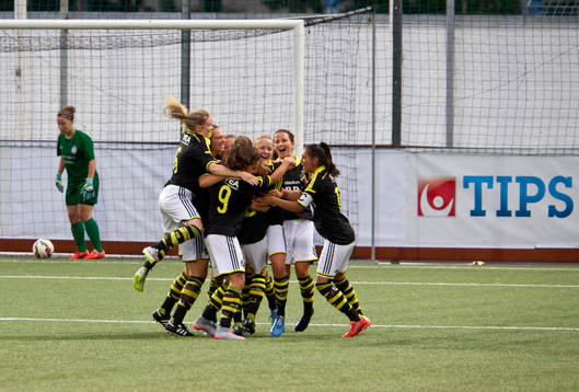 Semifinal AIK - Eskilstuna på Valhalla IP i Göteborg