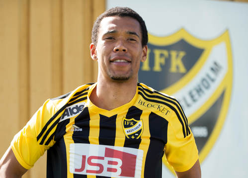 IFK Hässleholms nyförvärv Kevin Thompson i Hässleholm