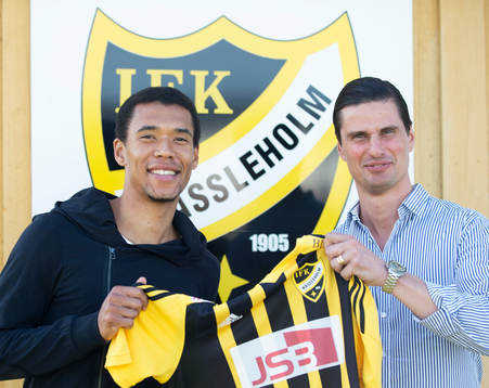 IFK Hässleholms nyförvärv Kevin Thompson i Hässleholm
