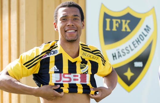 IFK Hässleholms nyförvärv Kevin Thompson i Hässleholm