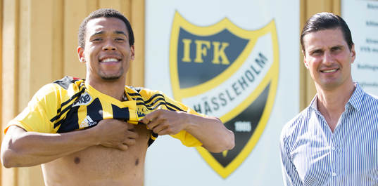 IFK Hässleholms nyförvärv Kevin Thompson i Hässleholm