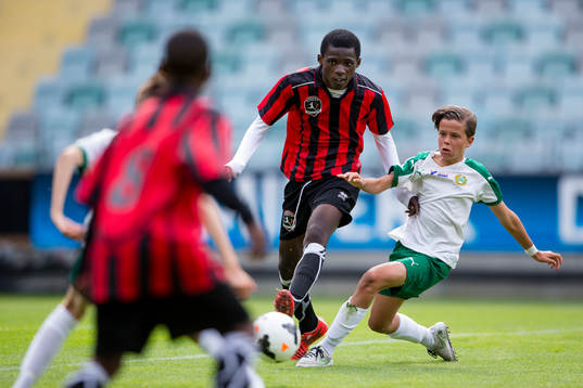 En spelare i Lizzy Football Club