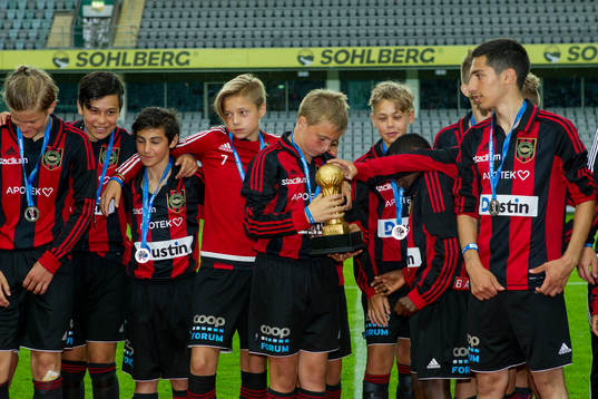 Brommapojkarna silvermedaljörer