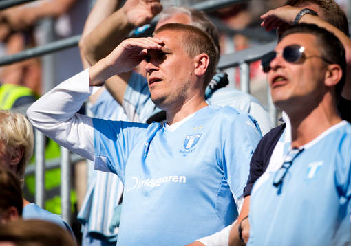 Malmö FFs supportrar deppar