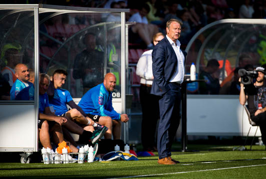 Malmö FFs tränare Åge Hareide deppar