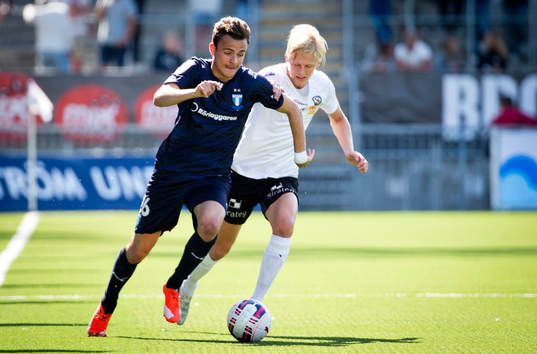 Malmö FFs Andreas Vindheim och Örebros Karl Holmberg