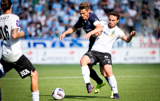 Örebros Nordin Gerzic och Malmö FFs Markus Rosenberg