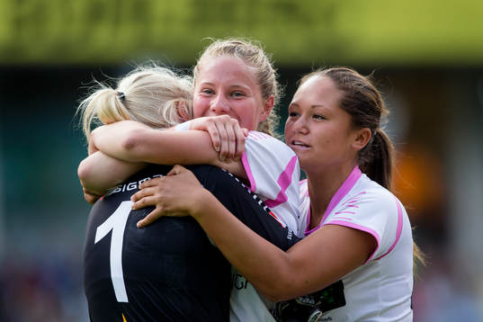 Tre FC Rosengård jublar