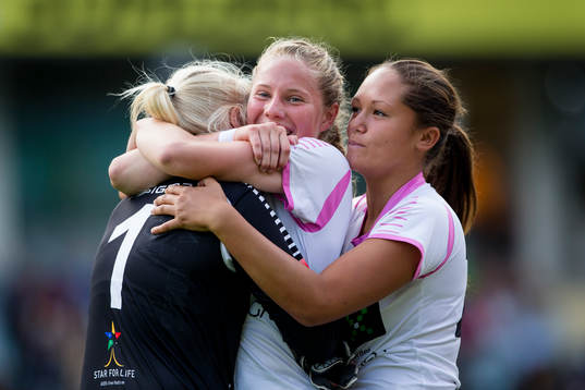 Tre FC Rosengård jublar