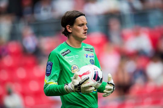 Falkenbergs målvakt Otto Martler