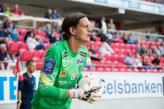 Falkenbergs målvakt Otto Martler
