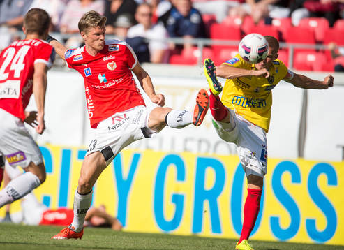 Kalmars Viktor Elm och Falkenbergs Rasmus Sjöstedt