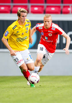 Falkenbergs Adam Eriksson och Kalmars Tobias Eriksson
