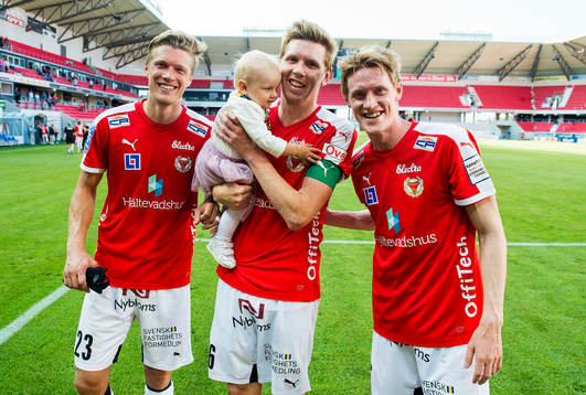 Kalmars Viktor Elm , David Elm och Rasmus Elm