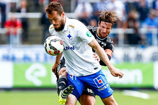 Norrköpings Emir Kujovic och IFK Göteborgs Mattias