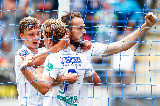 Norrköpings Linus Wahlqvist, Alexander Fransson  och Emir