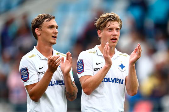 Norrköpings Linus Wahlqvist och Alexander Fransson