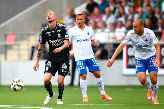 IFK Göteborgs Sebastian Eriksson, Nicklas Bärkroth och