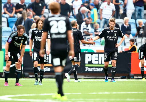 IFK Göteborg med bland andra Lasse Vibe och Mikael Boman