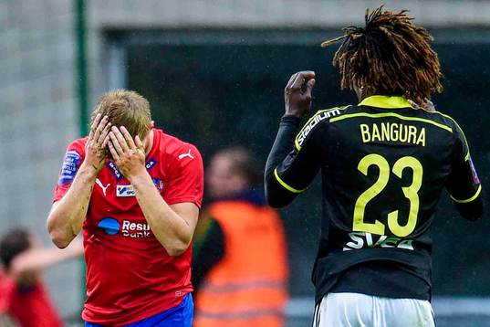 Helsingborgs Andreas Landgren deppar