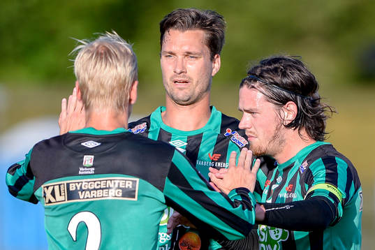 Varbergs Erik Lund , Peter Nyström  och Robin Tranberg