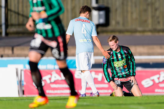 Varbergs Anton Tideman deppar