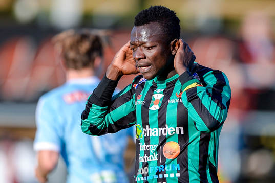 Varbergs Thomas Boakye deppar