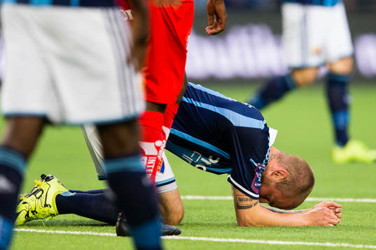 Djurgårdens Alexander Faltsetas deppar