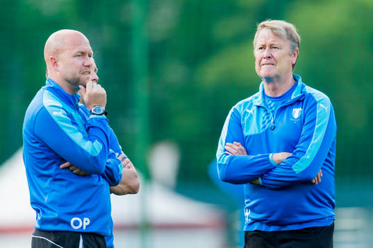 Malmö FFs assisterande tränare Olof Persson och tränare